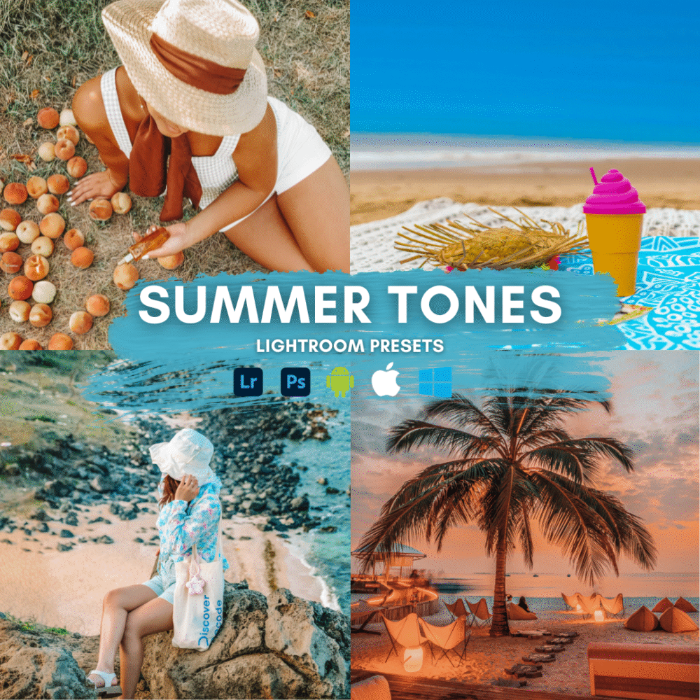 Summer Tones Collection 58+ Premium Lightroom Presets