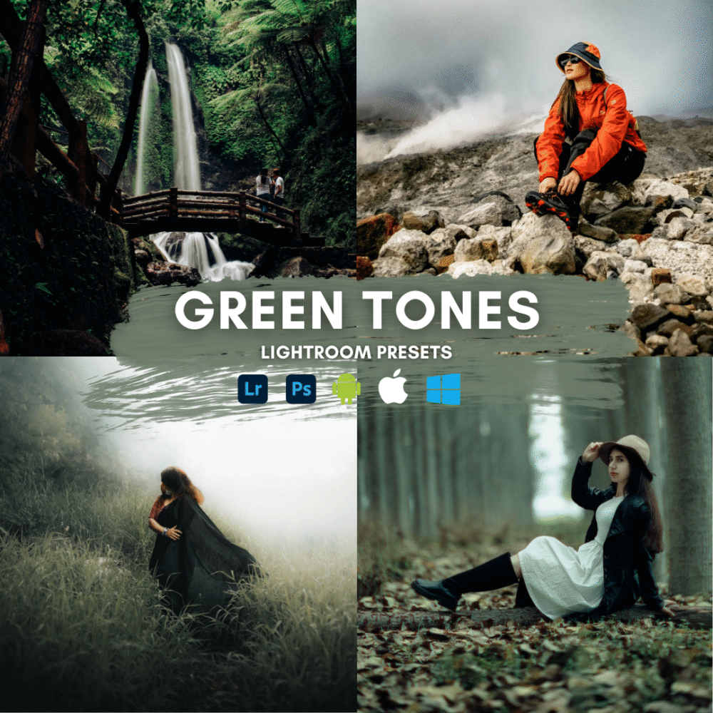 Green Tones Collection 55+ Premium Lightroom Presets